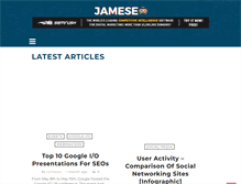 Tablet Screenshot of jameseo.com